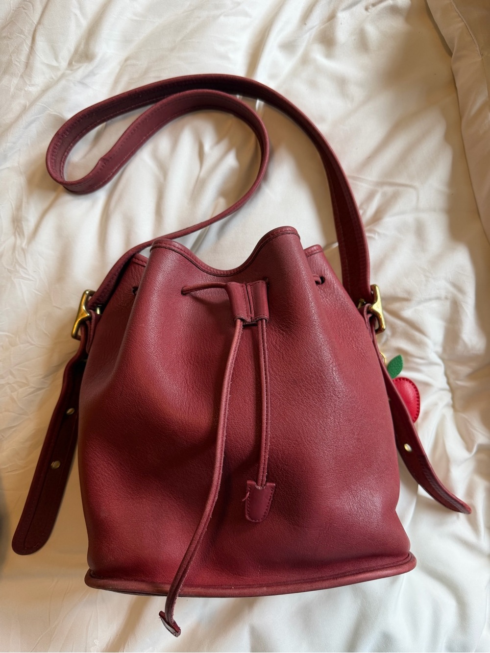 Vintage Coach Lula Legacy Drawstring Bucket Bag